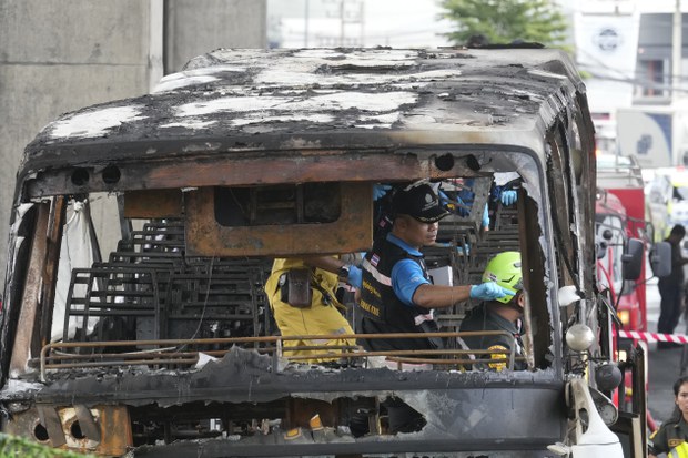 Thais demand overhaul of public transportation safety following fatal bus fire Thais demand overhaul of public transportation safety following fatal bus fire