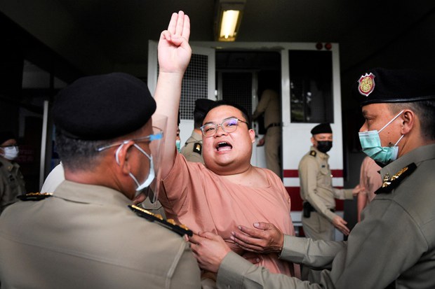 Thai Protest Leader Announces Hunger Strike in Jail Thai Protest Leader Announces Hunger Strike in Jail