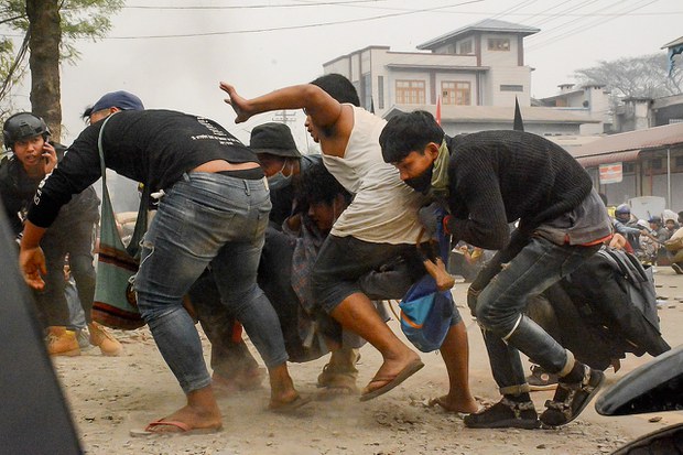 Thousands Flee into Thailand from Myanmar During Weekend Orgy of Junta Violence Thousands Flee into Thailand from Myanmar During Weekend Orgy of Junta Violence