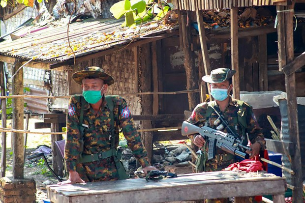 More than 80 Myanmar junta troops stranded on Thai side of border More than 80 Myanmar junta troops stranded on Thai side of border