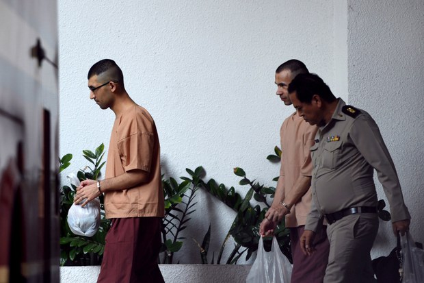 2 Uyghur suspects in Bangkok bombing return to court after 9-month delay 2 Uyghur suspects in Bangkok bombing return to court after 9-month delay