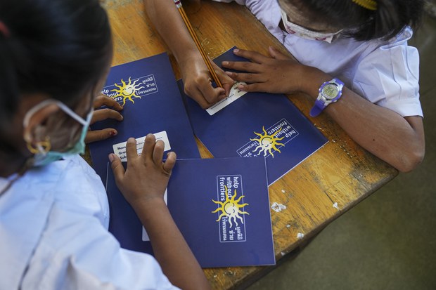 Thai school reopens for Myanmar children after 2-year COVID lockdown Thai school reopens for Myanmar children after 2-year COVID lockdown