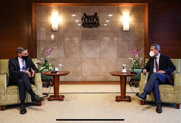 AS Dialog dengan ASEAN, Singapura Batasi Akses Junta Myanmar ke Dana AS Dialog dengan ASEAN, Singapura Batasi Akses Junta Myanmar ke Dana