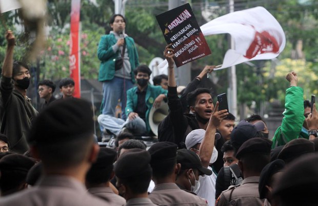 Demonstrasi tolak kenaikan harga BBM berlanjut Demonstrasi tolak kenaikan harga BBM berlanjut