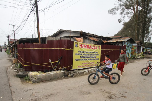 Polisi tetapkan 2 tersangka pembakar rumah wartawan Karo, motif masih diselidiki Polisi tetapkan 2 tersangka pembakar rumah wartawan Karo, motif masih diselidiki