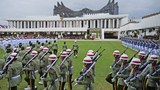 Hari Kemerdekaan dirayakan di IKN di tengah konstruksi yang belum rampung