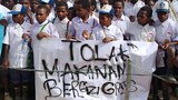 Pelajar Papua kembali ke jalan menolak program makan gratis Prabowo