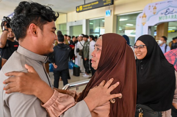 Total 929 WNI yang dievakuasi dari Sudan telah tiba di Tanah Air Total 929 WNI yang dievakuasi dari Sudan telah tiba di Tanah Air
