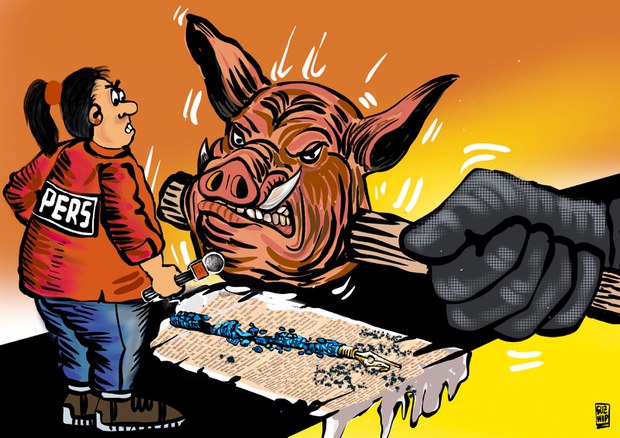 Kepala babi dan pembungkaman pers