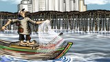 Dalamnya laut dapat diukur, pagarnya laut siapa yang tahu?⁣