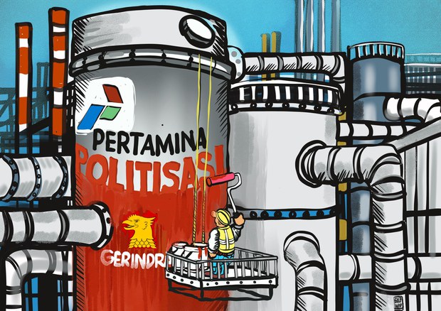 Ketika Pertamina jatuh dalam cengkeraman Gerindra