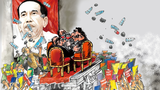 Rakyat berseteru, elit bersulang