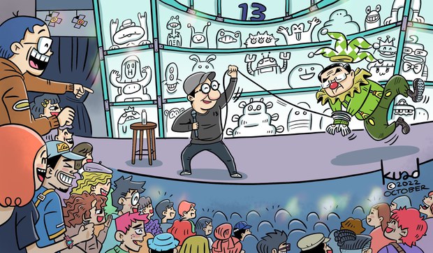 ประยุทธ์ถูกเคี่ยวบนเวทีเดี่ยว 13