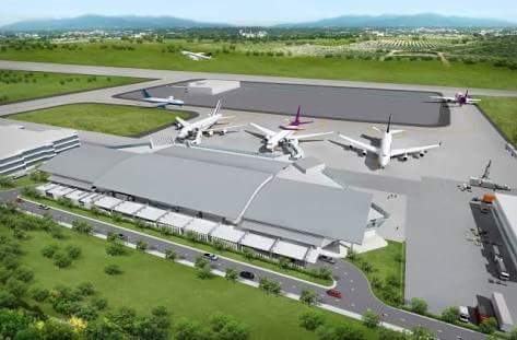 ภาพจำลองสามบินพาณิชย์เบตง ที่คาดว่าจะแล้วเสร็จในปี 2561
