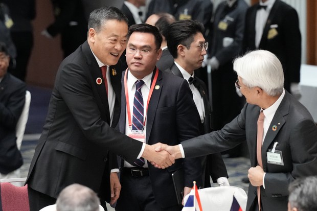 เศรษฐาชวนนักธุรกิจญี่ปุ่นลงทุนแลนด์บริดจ์ไทย เศรษฐาชวนนักธุรกิจญี่ปุ่นลงทุนแลนด์บริดจ์ไทย
