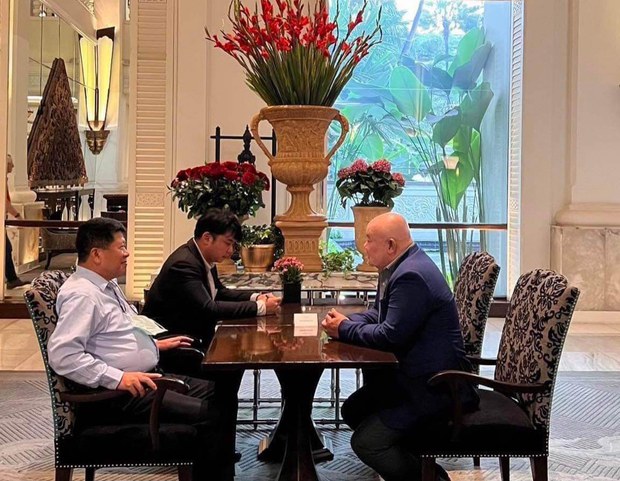 หัวหน้าผู้อำนวยความสะดวกการพูดคุยสันติสุขเยือนกรุงเทพ หัวหน้าผู้อำนวยความสะดวกการพูดคุยสันติสุขเยือนกรุงเทพ