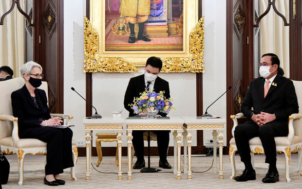 รมช.ต่างประเทศสหรัฐฯ พบประยุทธ์ ย้ำพันธมิตร-พร้อมผลักดันวัคซีนให้ไทย รมช.ต่างประเทศสหรัฐฯ พบประยุทธ์ ย้ำพันธมิตร-พร้อมผลักดันวัคซีนให้ไทย